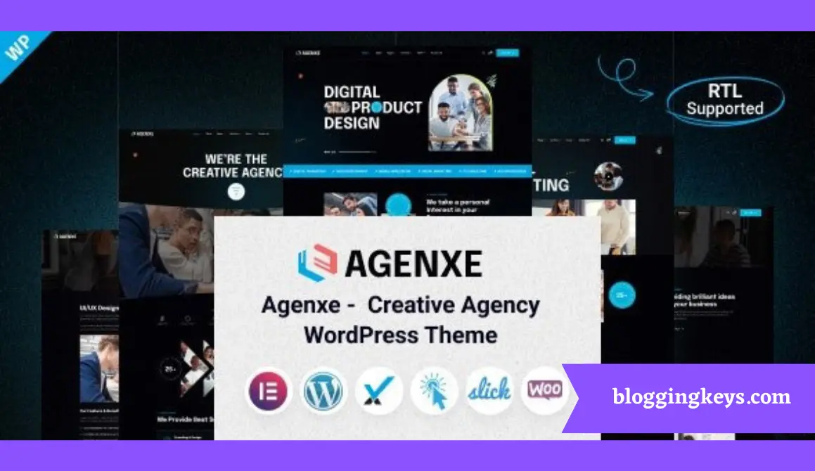 Agenxe Creative Agency WordPress Theme